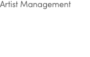 Artist Management 